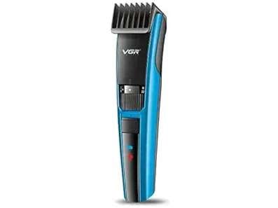 VGR V-935 Professional Cord & Cordless Hair Trimmer Trimmer 100 min Runtime 44 Length Settings (Blue)