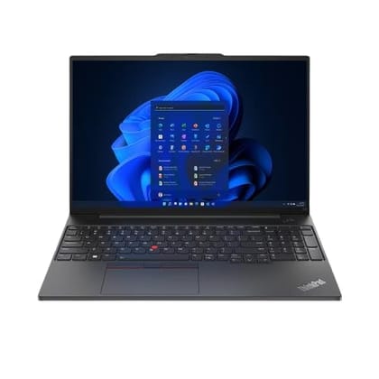 Lenovo ThinkPad E16 Intel Core i5 13th Gen (16GB RAM/512GB SSD/Windows 11 Home/Office 2021/Fingerprint Reader/ 16" WUXGA IPS 300 Nits Thin & Light Laptop/Aluminium Top/1Y Warranty/1.77 kg), 21JNS0QE00 Lenovo ThinkPad E16 Intel Core i5 13th Gen (16GB RAM/