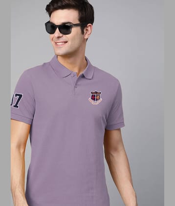 ADORATE Pack of 1 Cotton Blend Regular Fit Embroidered Half Sleeves Men's Polo T Shirt ( Green )