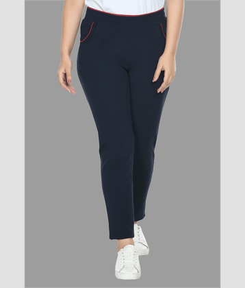 PREEGO - Cotton Blend Slim Fit Red Women's Jeggings ( Pack of 1 )