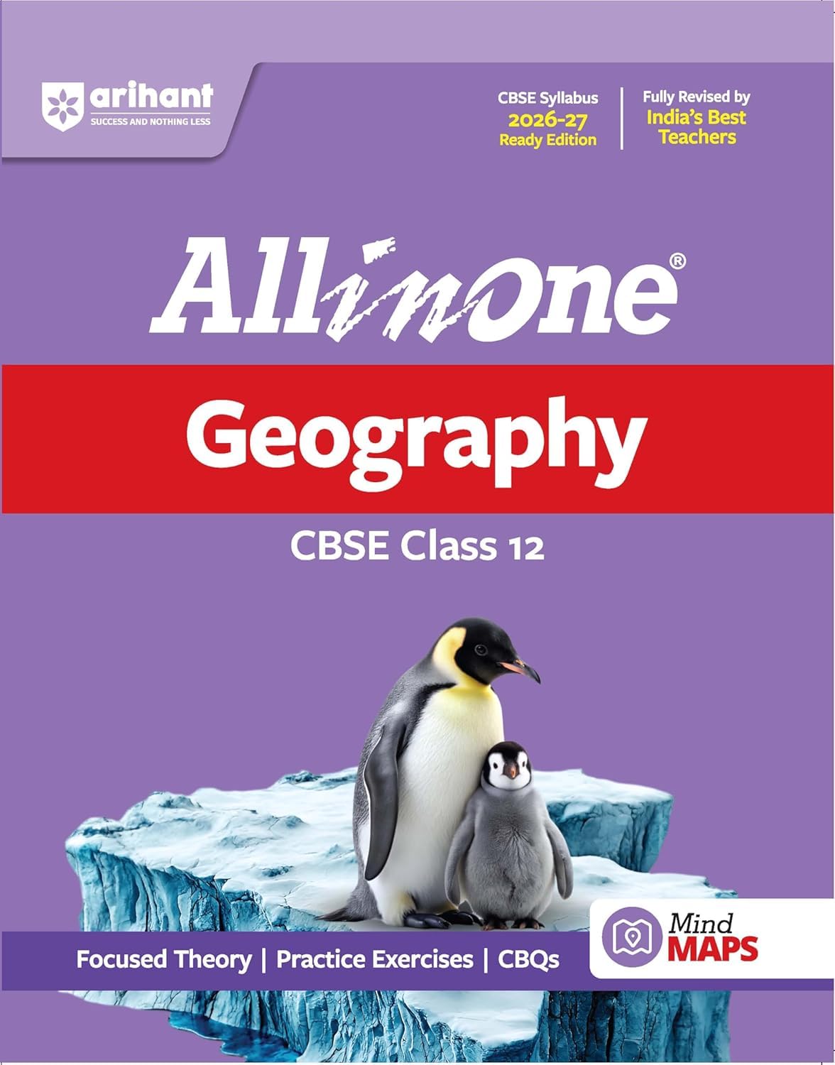 ARIHANT CBSE ALL IN ONE GEOGRAPHY CLASS 12 FOR 2027 EXAMS -WITH MAIND MAPS -ALLGEO12