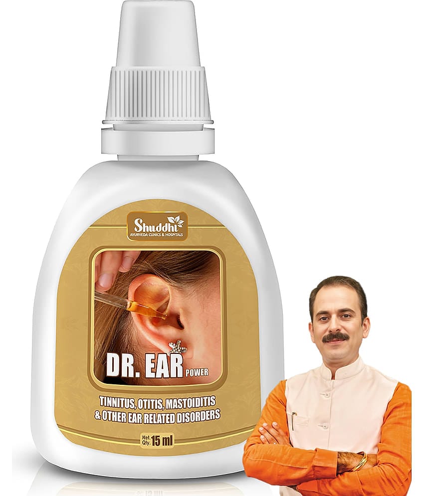 Shuddhi Dr. Ear Oil/Drops Antifungal And Antibacterial Ear Oil, 15ml