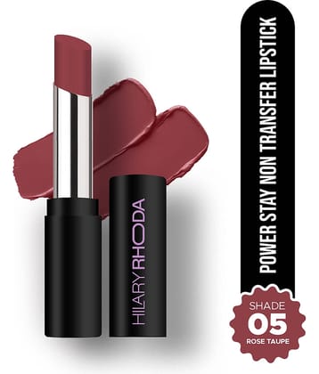 Hilary Rhoda Pink Matte Long Lasting Creme Lipstick ( Pack of 1 )