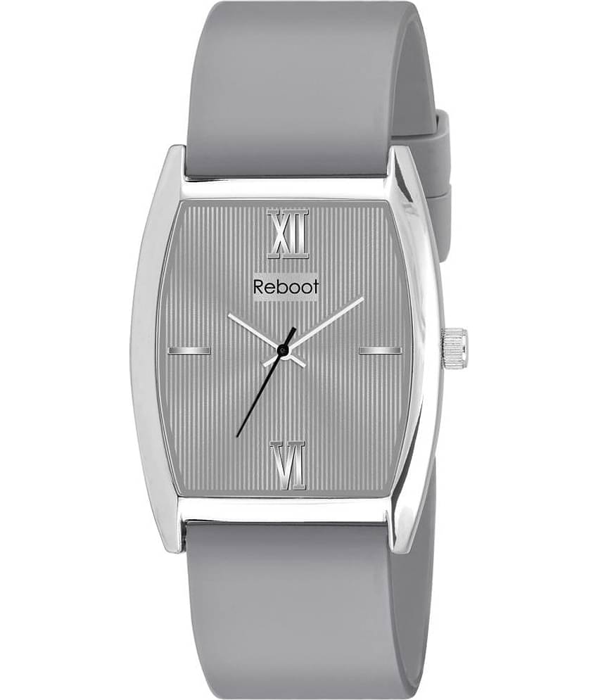 Reboot - Light Grey Silicon Analog Men's Watch