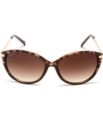 Roadies - Brown Oval Sunglasses ( Pack of 1 )