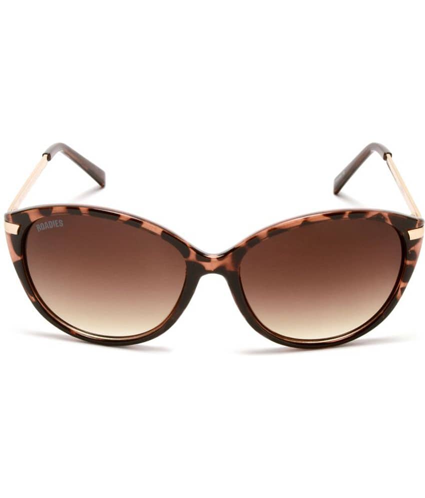 Roadies - Brown Oval Sunglasses ( Pack of 1 )