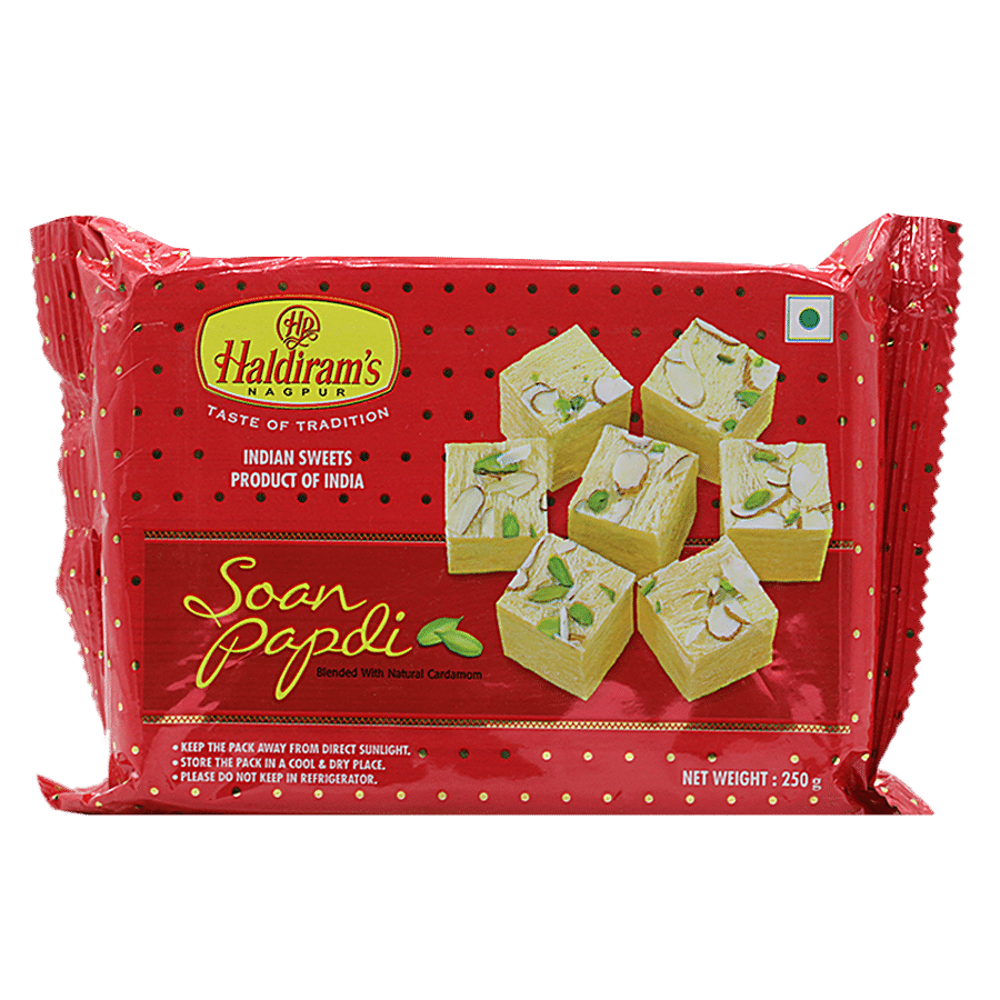 Haldiram's Soan Papdi, 250 g Pouch
