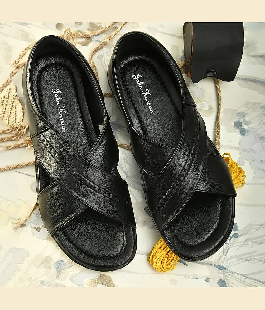 John Karsun - Black Men's Sandals