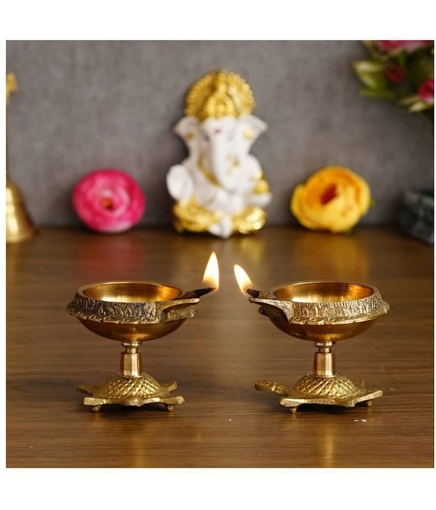 DvR ClicK Kubar Diya With Tortoise Stand Diwali ( Pack of 2 )