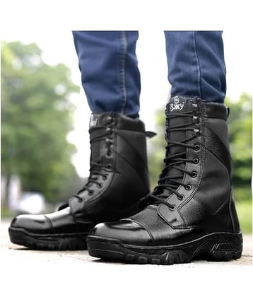 BXXY Black Hiking & Trekking Boot