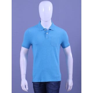 REDLINE MENS MD BLUE POLO T-SHIRTS
