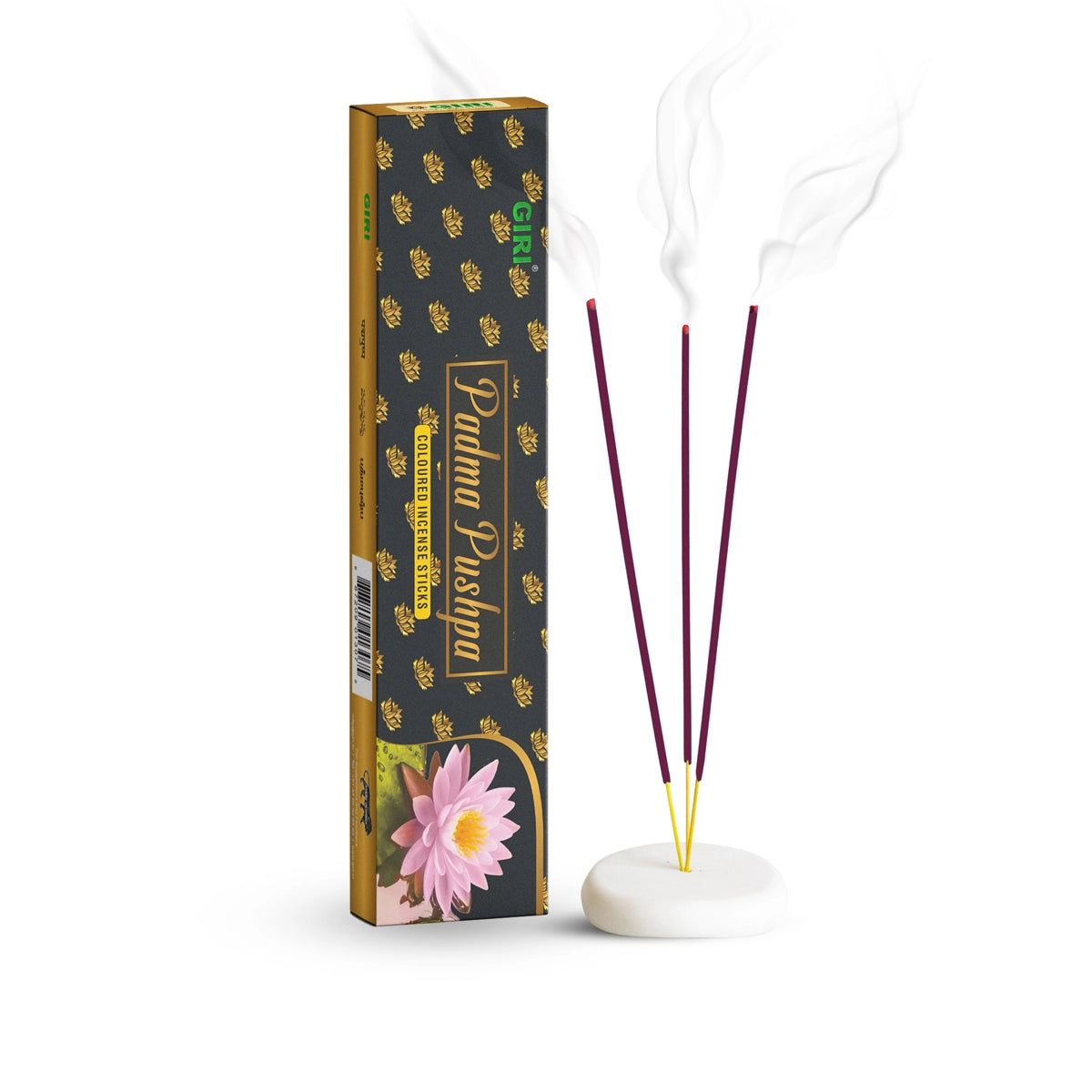 Giri Padma Pushpa Incense Sticks - 35 Sticks | Fresh Fragrance Agarbathi | Agarbatti for Pooja