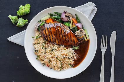 Jamaican Grilled BBQ Chicken Steak