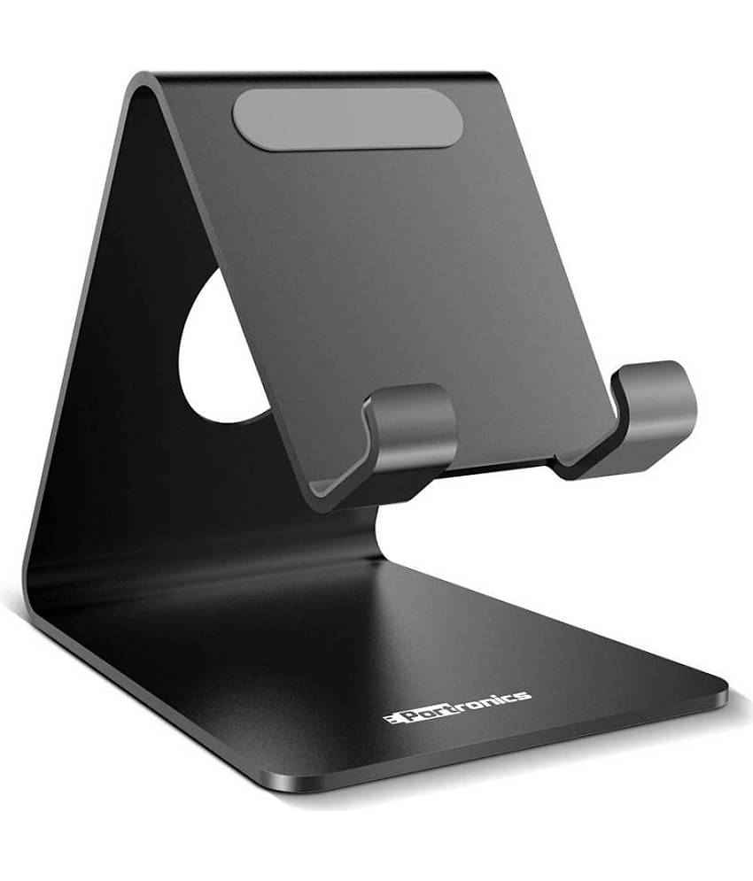 Portronics  POR-122  MODESK Universal Mobile Holder Stand (Black) for all smartphones