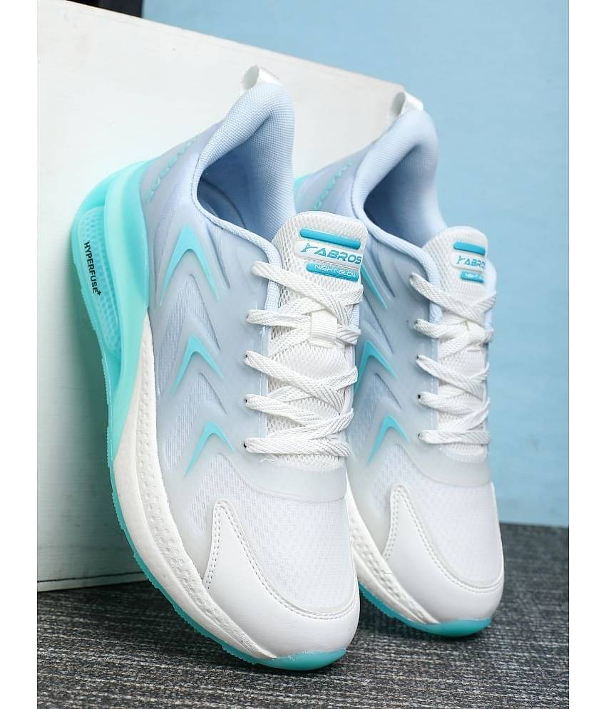Abros TERZO White Men's Sports Running Shoes