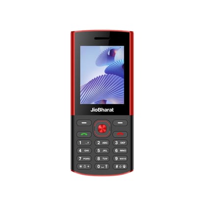 JioBharat A1 Karbonn 4G Keypad Phone with JioTV, JioHotstar, JioSoundPay, JioSaavn, Long Lasting Battery, LED Torch, Digital Camera | Black & Red | Locked for JioNetwork JioBharat A1 Karbonn 4G Keypad Phone with JioTV, JioHotstar, JioSoundPay, JioSaavn, 
