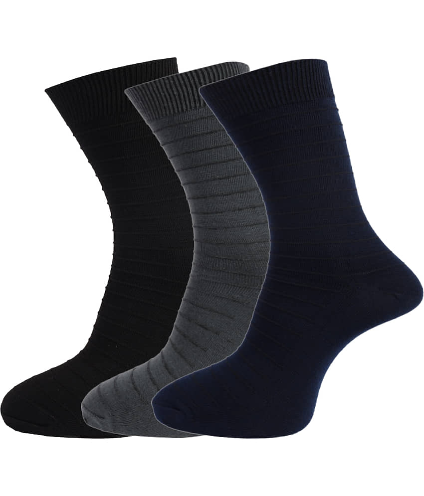 Dollar Multi Formal Full Length Socks Pack of 3