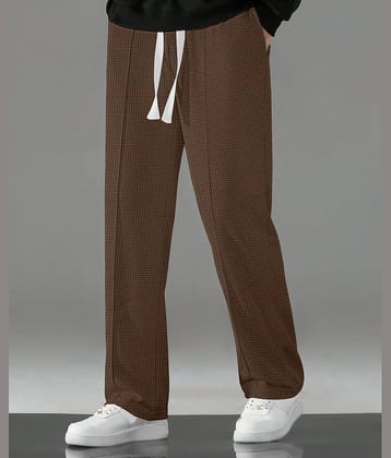 KAJARU Loose Men's Korean Pant - Coffee ( Pack of 1 )