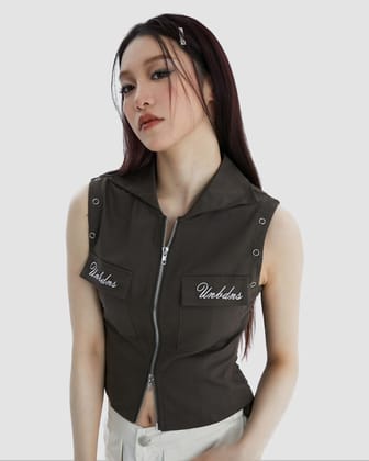 Reversible Short Zip Jacket-S