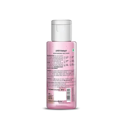 Layer'r Wottagirl Moisturizing Face Wash with extracts of Mulberry + Liquorice, For all skin types 50ml