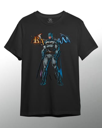 Arkham BatMan T-Shirt-Small / Black
