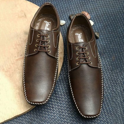 John Karsun - Brown Mens Derby Formal Shoes - None