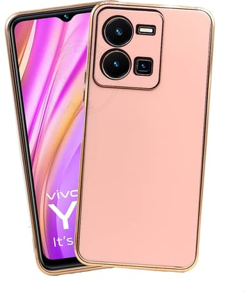 VAKIBO Plain Cases Compatible For TPU Glossy Cases Vivo Y35 ( )