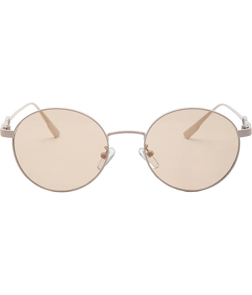 YourSpex - Brown Round Sunglasses Pack of 1