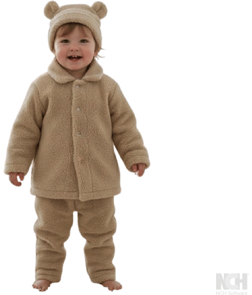 harshvardhanmart.com Pack of 1 Unisex Faux Fur Sweatshirt & Trackpant Set ( Camel )