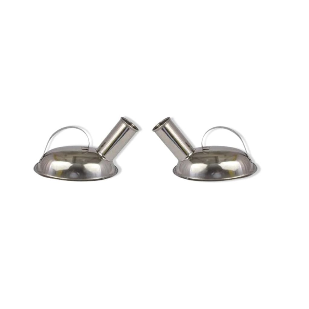 FAIRBIZPS Men's Stainless Steel Urinal 600 ML - Durable and Hygienic Pack of 2