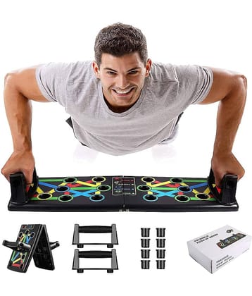 Push Up Board, Multi-function Foldable Push Up Bar, Portable Push Up Handles for Floor, Push Up Board, Multi-function Detachable Push Up Bar, Portable Push up Handles for Floor, Pack of 1