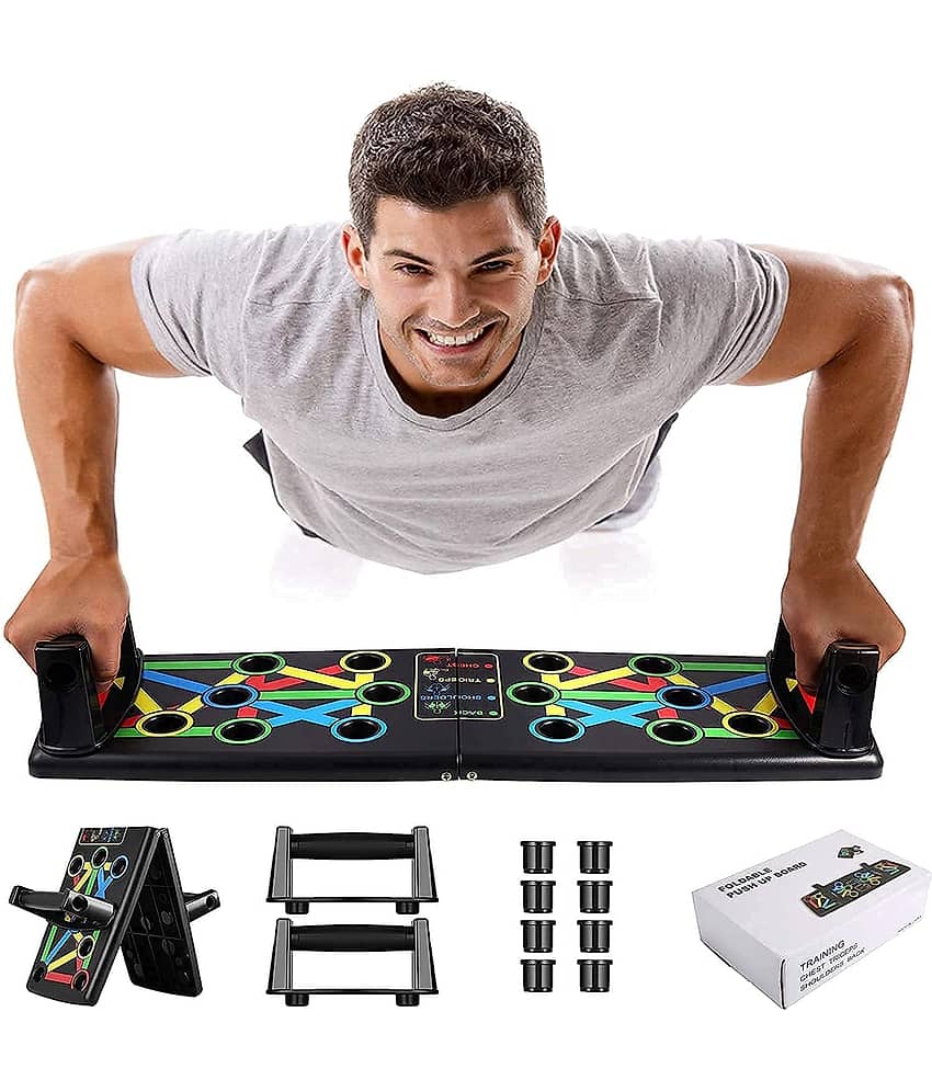 Push Up Board, Multi-function Foldable Push Up Bar, Portable Push Up Handles for Floor, Push Up Board, Multi-function Detachable Push Up Bar, Portable Push up Handles for Floor, Pack of 1