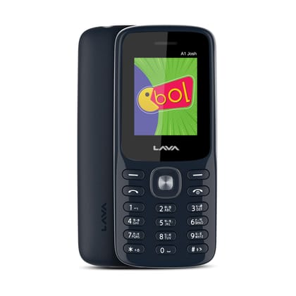 Lava A1 Josh (with BOL Feature) Dual Sim Keypad Mobile Phone | Long-Lasting Battery |22 Launguages Read Support | Auto Call Recording | Call Blink Notification (Blue Silver) Lava A1 Josh (with BOL Feature) Dual Sim Keypad Mobile Phone | Long-Lasting Batt
