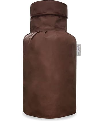 PrettyKrafts Single Cotton Brown Cylinder Cover