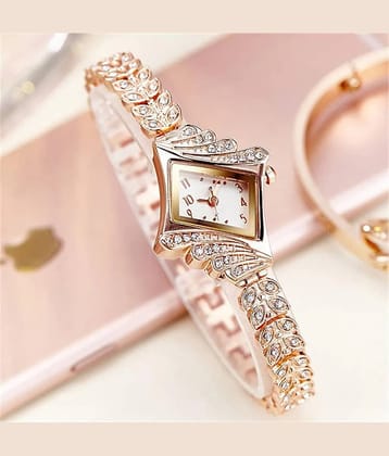 Renaissance Traders Rose Gold Metal Analog Womens Watch