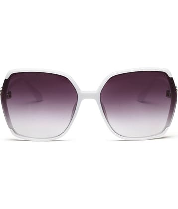 YourSpex - White Oversized Sunglasses ( Pack of 1 )