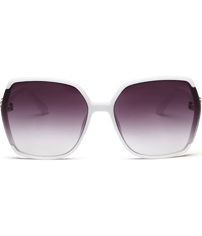 YourSpex - White Oversized Sunglasses ( Pack of 1 )