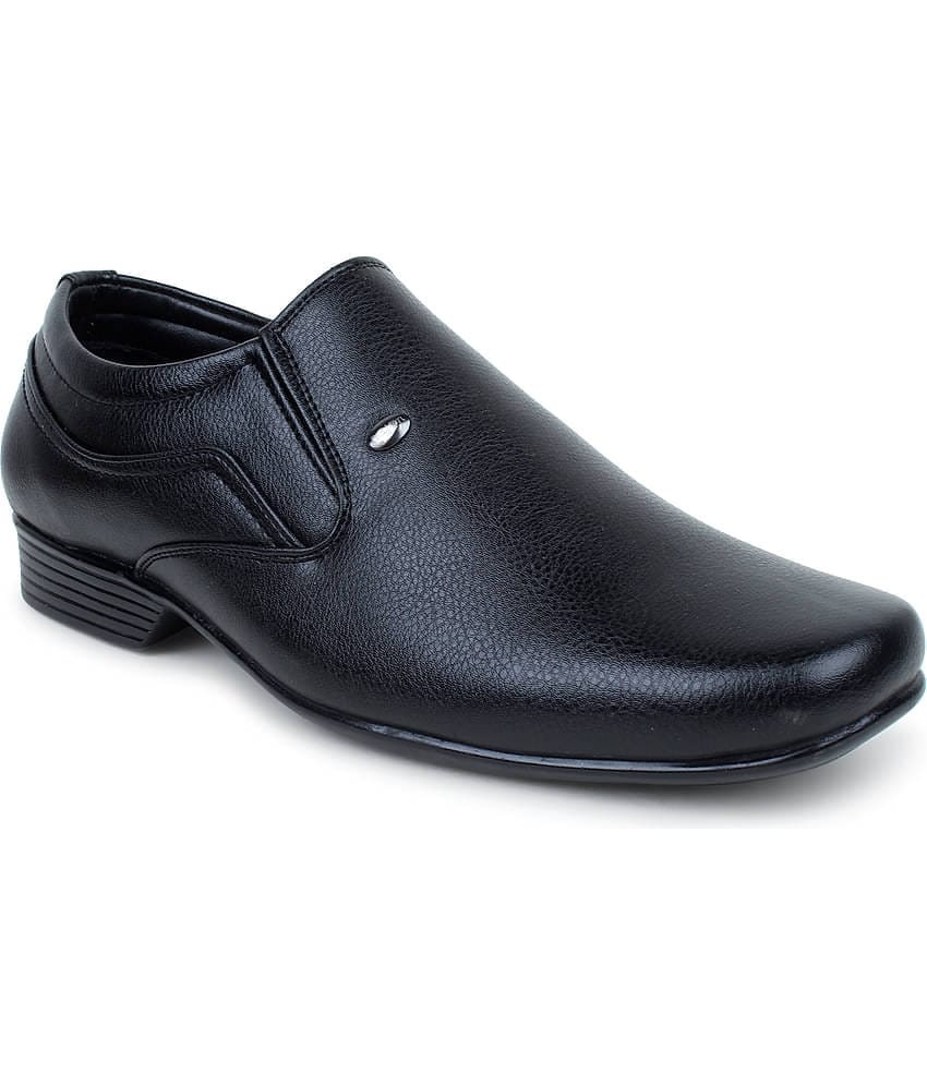 Action - Black Men's Slip On Formal Shoes