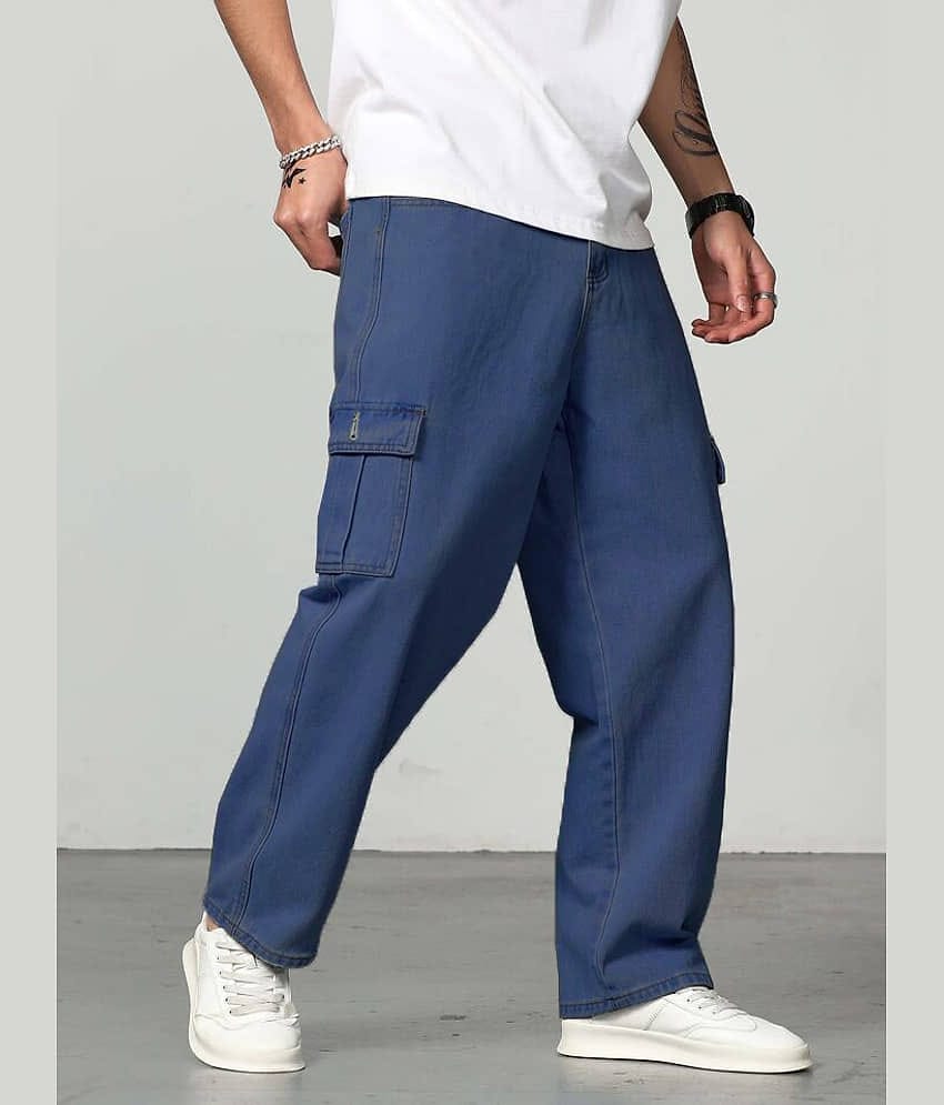 RAGZO Relaxed Basic Men's Jeans - Blue ( Pack of 1 )