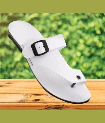 Seafoot White Men's Daily Slipper