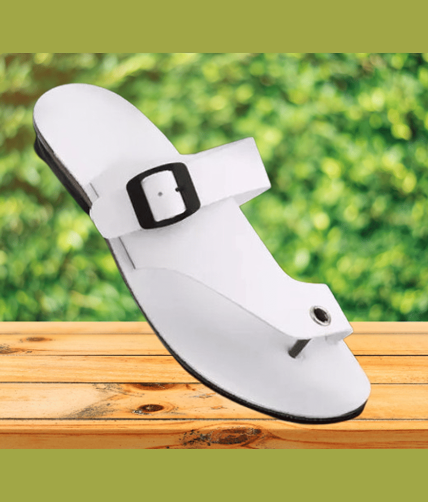 Seafoot White Men's Daily Slipper