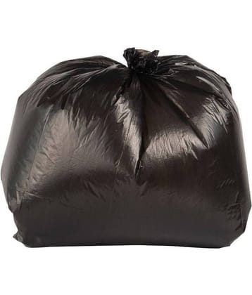 C I 180pcs Medium Garbage Bags - 6 Packs of 30 pcs - 180 pcs - 19X21 Black Medium Disposable Garbage Trash Waste Dustbin Kitchen Bags & Covers