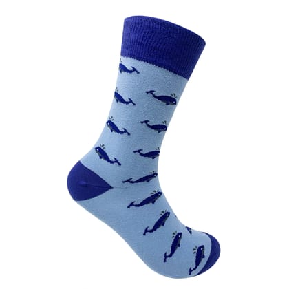 Oh, Whale Men's Crew Socks