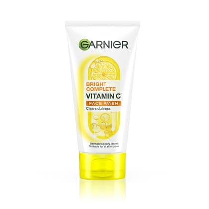 Garnier Bright Complete Vit C Lemon Face Wash 150 Gms