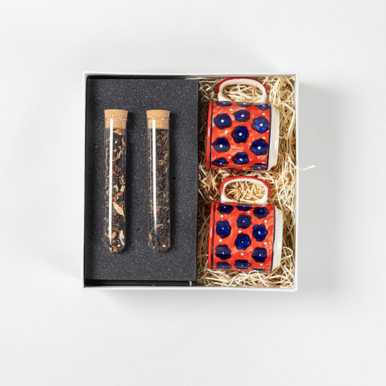 Eyaas Gift Set of Mugs And Tea Test Tubes