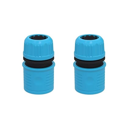 DIVINE TREE 1/2 Inch Hose Quick Connector Garden Hose Pipe Nozzle Tap Adapter for Quick Hose Pipe Fitting Pack of 2