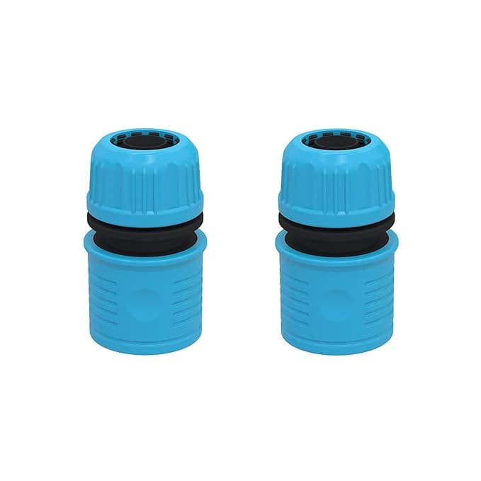 DIVINE TREE 1/2 Inch Hose Quick Connector Garden Hose Pipe Nozzle Tap Adapter for Quick Hose Pipe Fitting Pack of 2