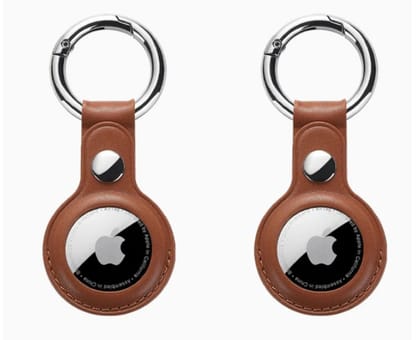 London - AirTag Custom Soft Leather Protective Holders