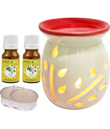 Peepalcomm Ceramic Aroma Oils & Diffusers Set - Pack of 5