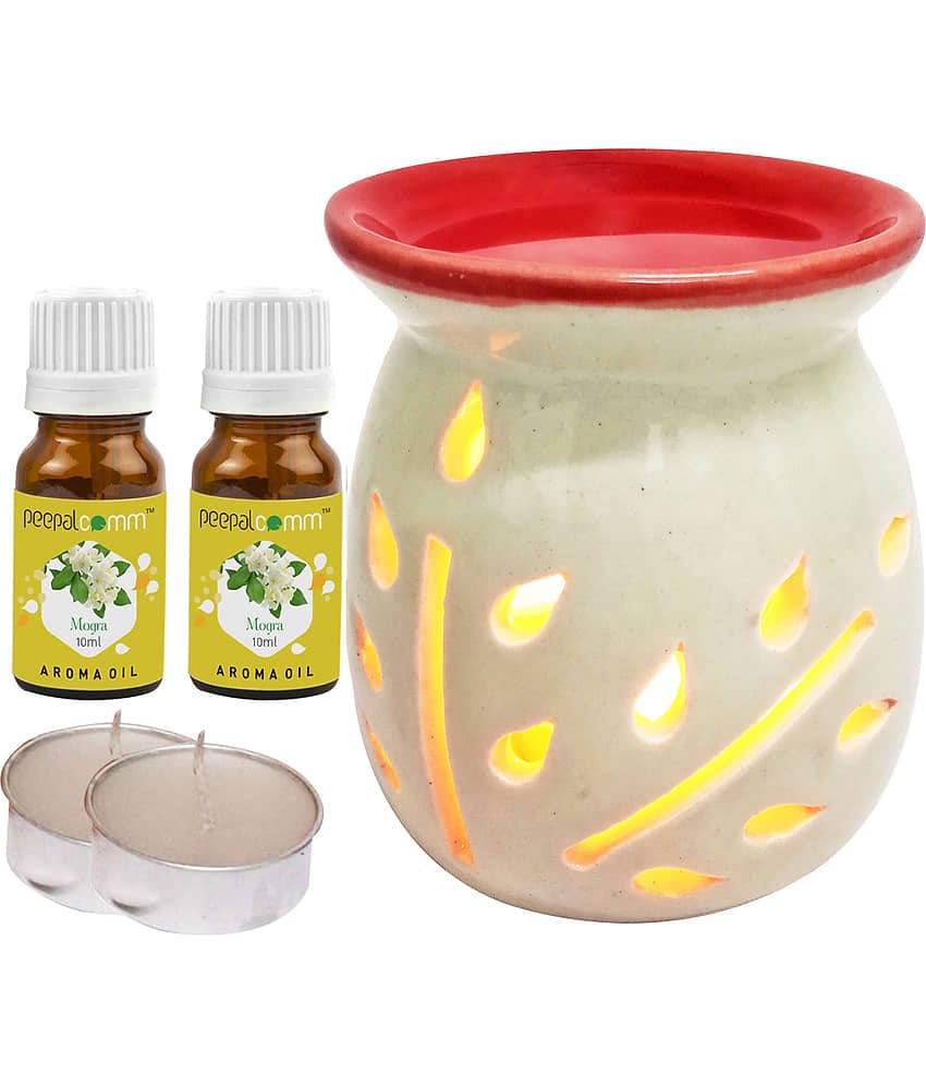 Peepalcomm Ceramic Aroma Oils & Diffusers Set - Pack of 5